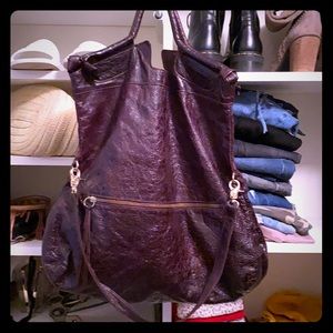 Foley + Corinna eggplant large tote